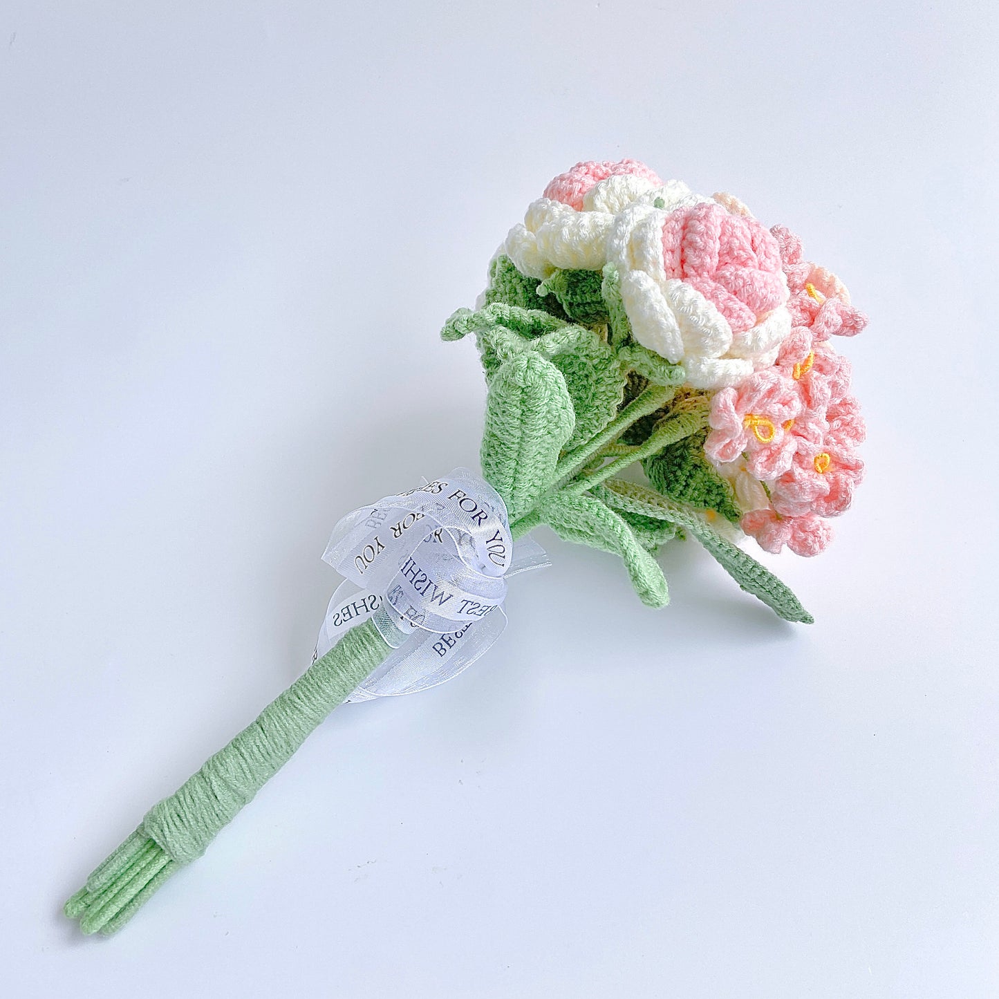 Crochet bridal bouquet pattern, crochet pattern, crochet tulips pattern, crochet flower pattern, eternal flower, lingzhihandmade,bridal bouquet, graduation flower bouquet, wedding flower bouquet