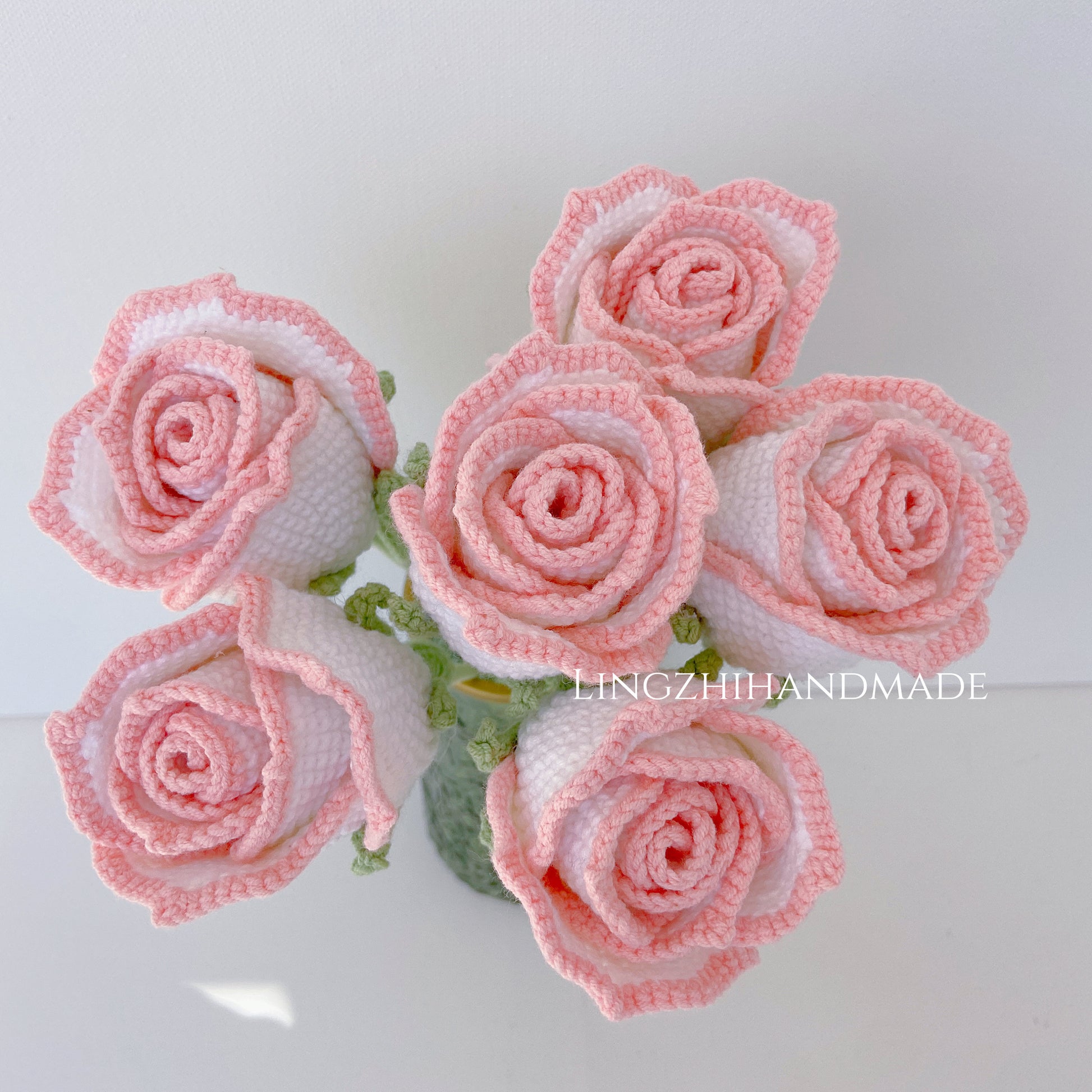 Rose Crochet Pattern Crochet Rose Pattern Crochet Flower Bouquet Pattern Crochet Rose Bouquet Pattern Wedding Bouquet Valentines Gift Flower