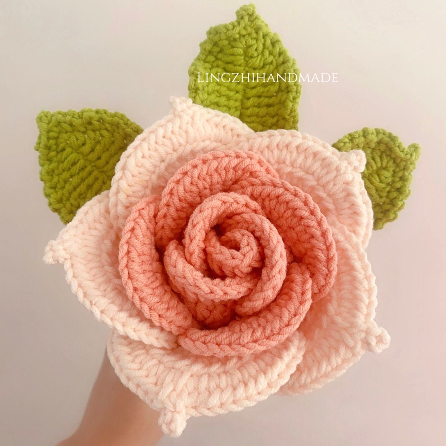 Rose Crochet Pattern Crochet Small Thai Rose Bouquet Pattern Crochet Flower Bouquet Pattern Wedding Bouquet Valentines Gift Flower