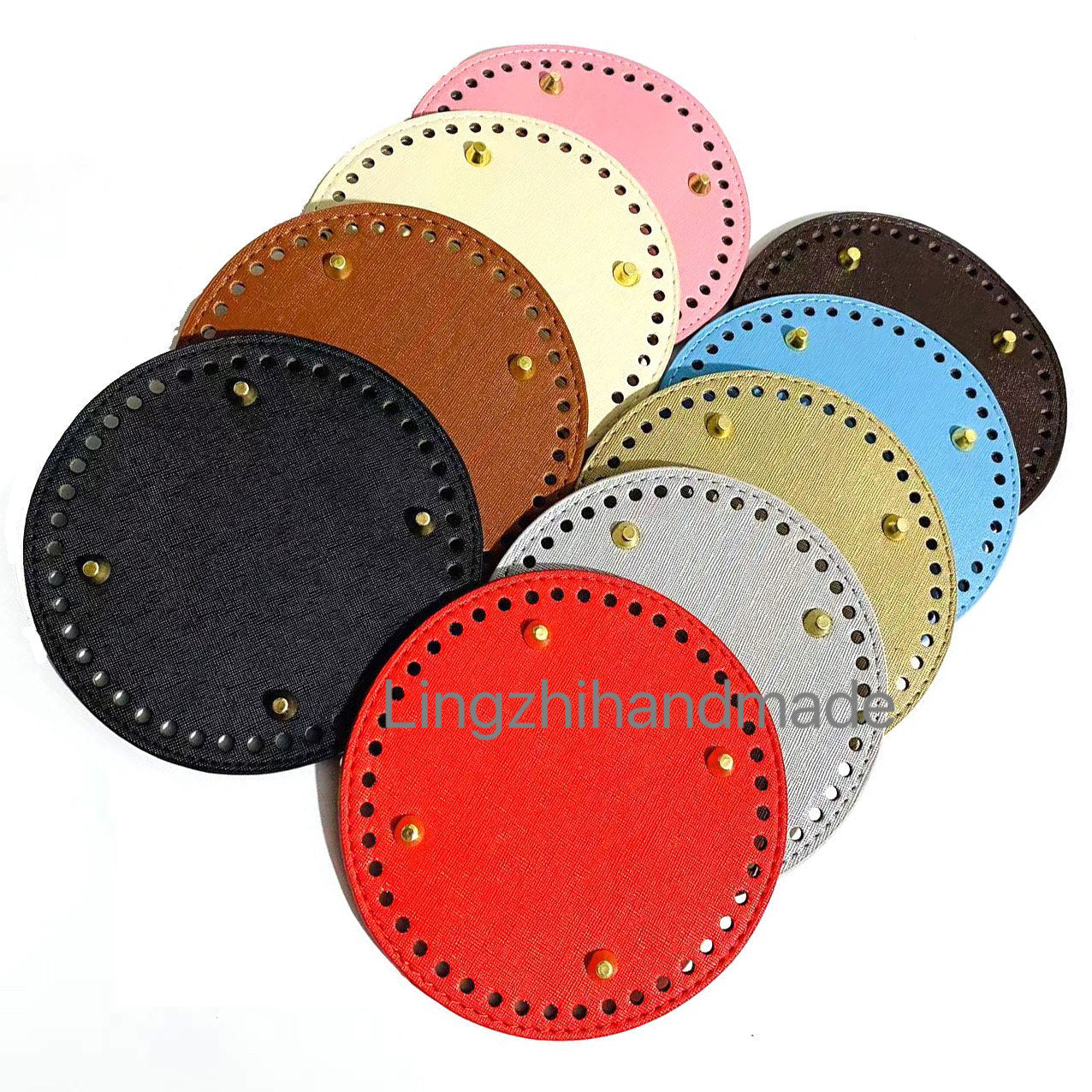 Faux Leather Base Bottom for Knitting and Crochet Bag DIY Accessories Backpack or Crochet Basket Pu Leather Bag Making Craft Gift