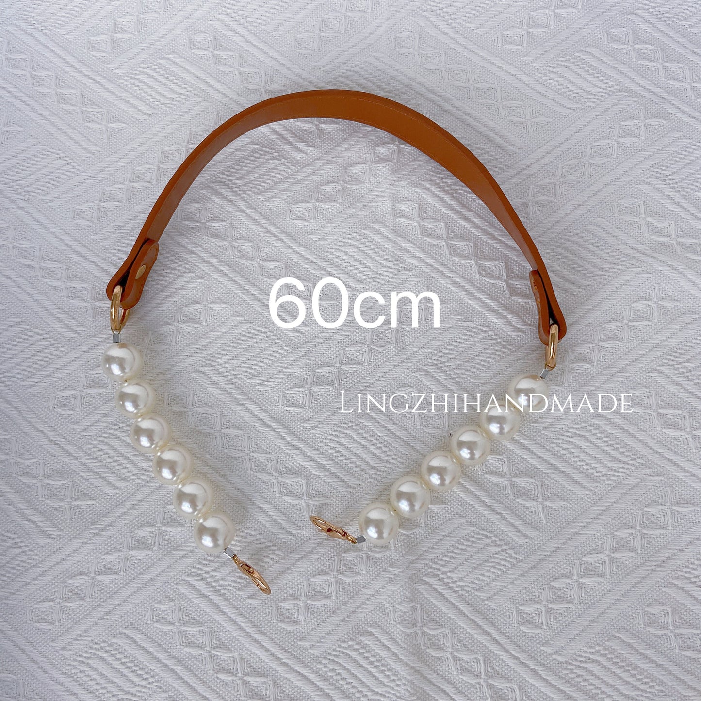 Pearl High Quality Purse Chain Alloy and Pearl Metal Shoulder Handbag Strap,Bag Strap Bag Accessories Detachable