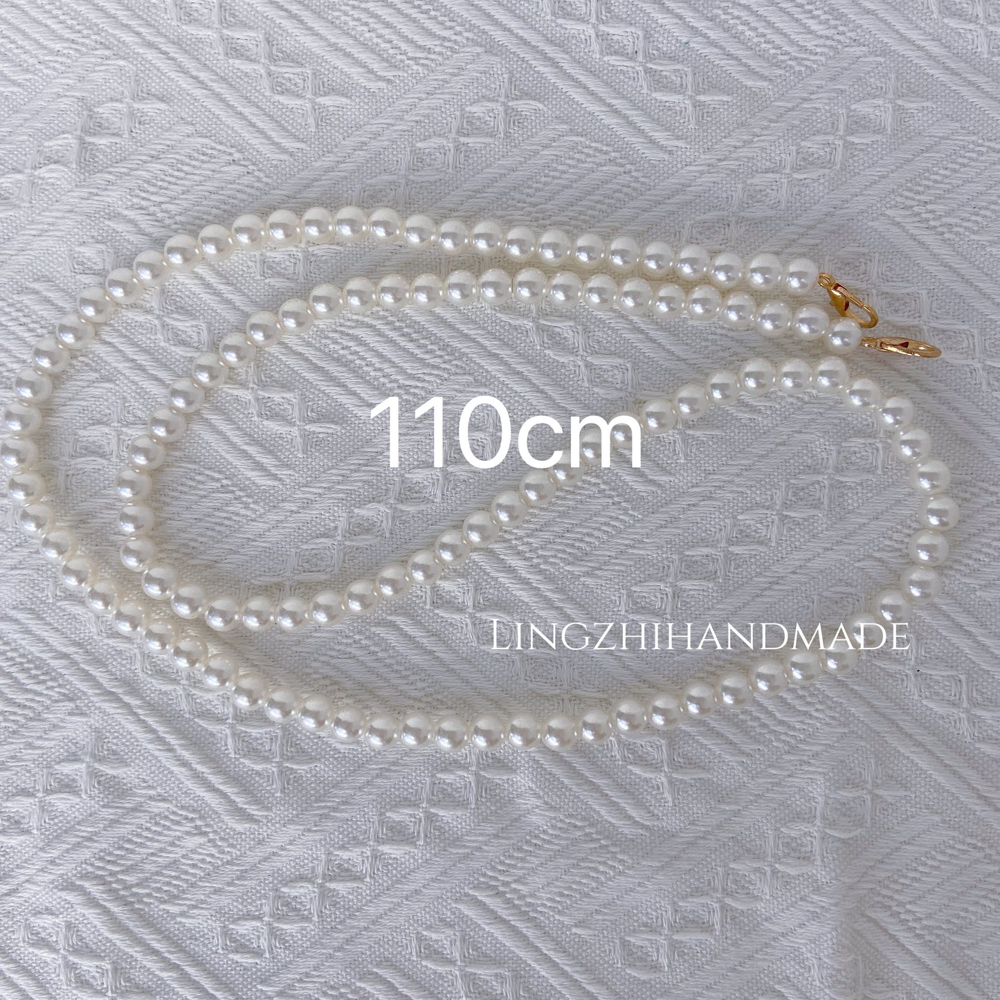 Pearl High Quality Purse Chain Alloy and Pearl Metal Shoulder Handbag Strap,Bag Strap Bag Accessories Detachable