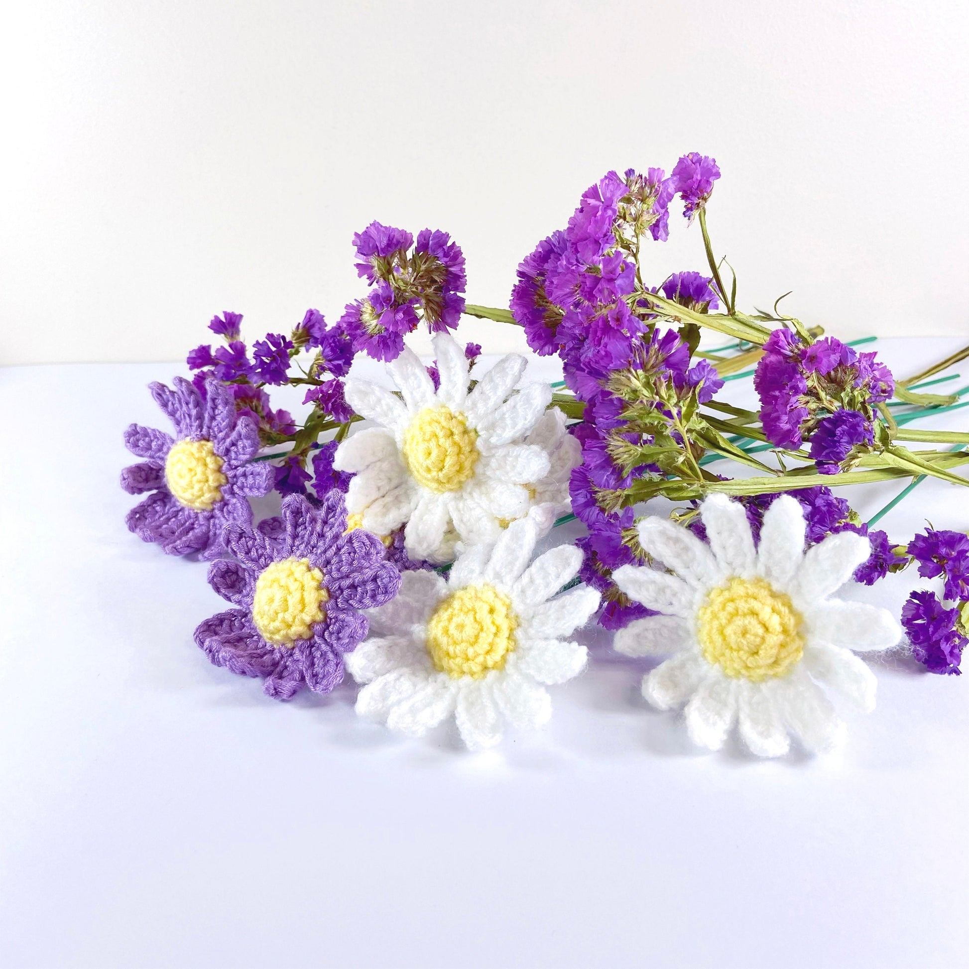 daisy crochet pattern, crochet daisy, crochet daisy pattern, crochet flower, crochet flower bouquets pattern, lingzhihandmade