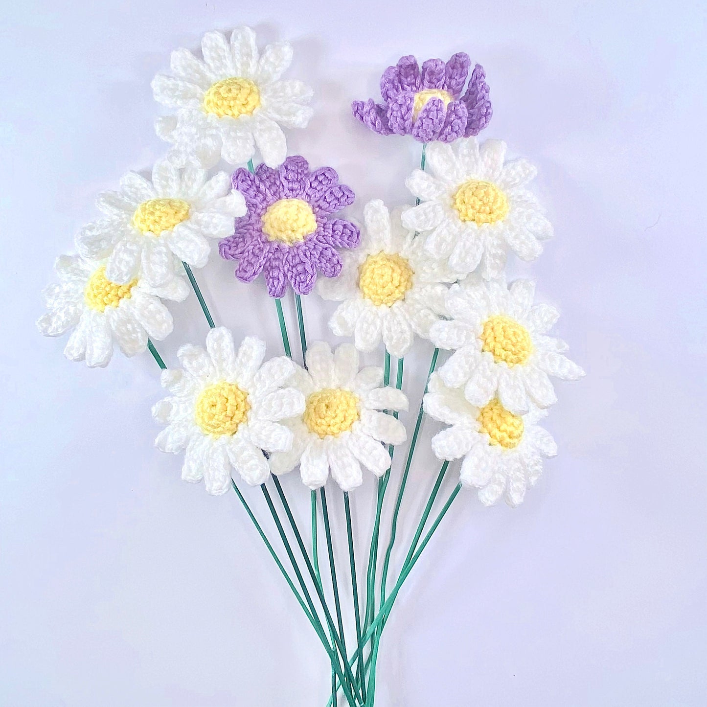 daisy crochet pattern, crochet daisy, crochet daisy pattern, crochet flower, crochet flower bouquets pattern, lingzhihandmade