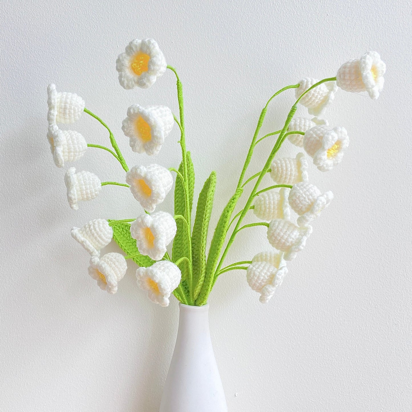 Lily of the valley crochet pattern, crochet lily flower bouquet pattern, crochet flower pattern, eternal flower, flower bouquet DIY, graduation flower crochet, birthday flower crochet, lingzhihandmade