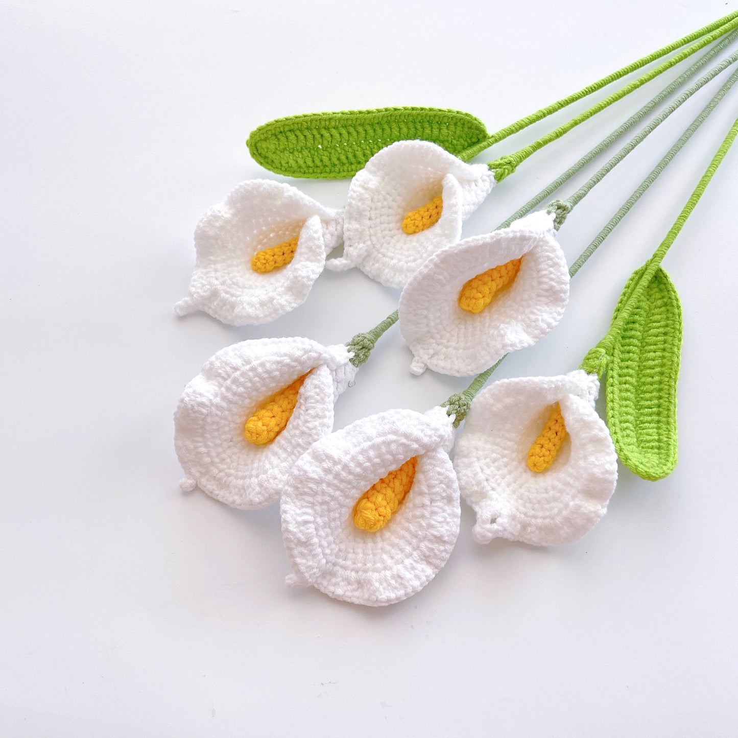 Calla lily crochet pattern, crochet lily flower bouquet pattern, crochet flower pattern, eternal flower, flower bouquet DIY, lingzhihandmade, lily flower crochet pattern, wedding flower diy, crochet lily flower pattern